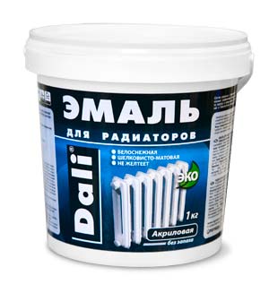 Dali, ЭМАЛЬ для радиаторов АКРИЛОВАЯ