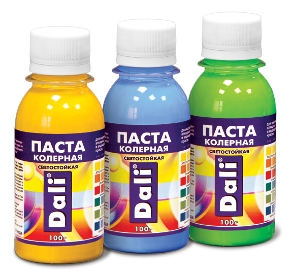 Dali, ПАСТА КОЛЕРНАЯ универсальная для внутренних и наружных работ