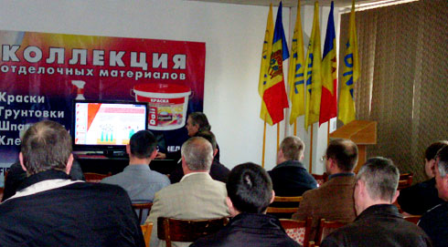 Молдова, Кишинёв, семинар по продукции, огнезащита деревянных конструкций